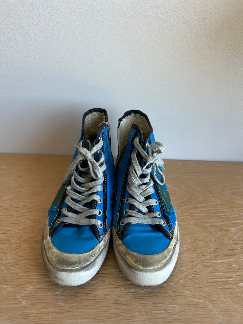Womens Golden Goose Fred Segal Exclusive Water Resistant Francy High Top Size 7 - Picture 2 of 11